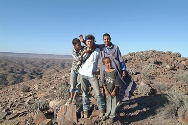 The group on the hill