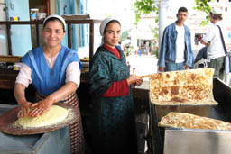 Chefchaouen Msemen in a cafe