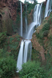 Cascade d'Ouzoud detail.