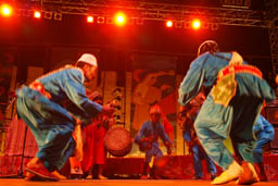 Mahmoud Guinea and drum, Essaouira 2006