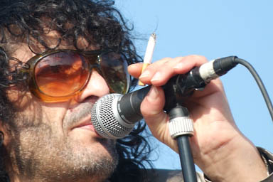 Rachid Taha, Essaouira 2006, face detail.