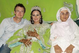 Henna Hansa and I and grandmother. Henna tatoo.