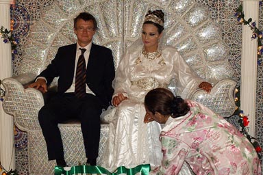Wedding, Mariage marocaine. Hasna and I.