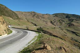 Road in the Rif near Chefchaouen.