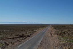 Past Boulmane, Middle Atlas, Plateau, high Atlas in distance Jbel Ayachi.