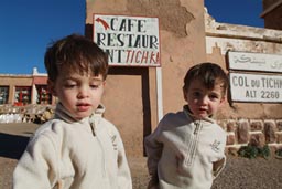 Daniel and David, Tizzn Tichka, High Atlas Morocco.