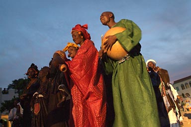 Traditionally costrumed dancers