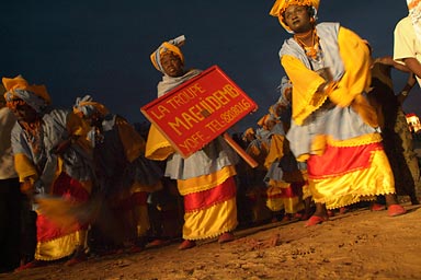 Traditionally costrumed dancers