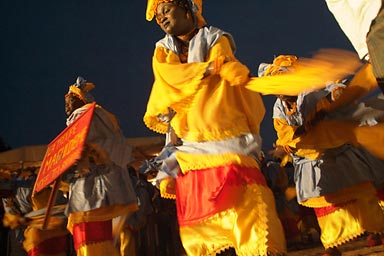 Traditionally costrumed dancers