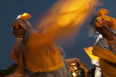 Traditionally costrumed dancers