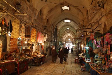 Bazaar Jerusalem.