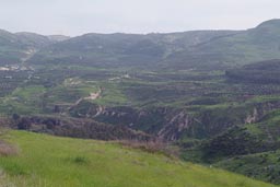 Green mountains, near Tiberias.