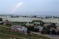 Jordan Valley, plastic house cultivations.