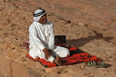Bedouin vendor Petra.