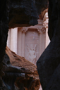 Petra, first glimbse, Siq.