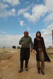 Mahmoud and Christina, walking back.