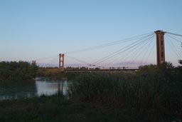 Sunspension bridge Deir ez-Zor.