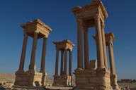 Tetrapylon, Palmyra, morning still. Tetrapylon, Palmyra, morning still.