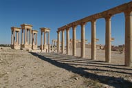 Tetrapylon and collonade, Palmyra.