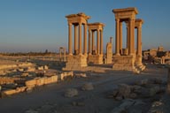 Tetrapylon Palmyra later. Tetrapylon Palmyra later.