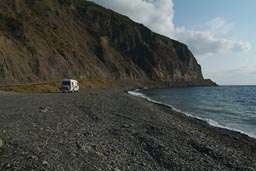 MB307 on beach, Marmara coast.