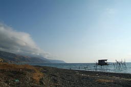 The Marmara coast, Turkey, north of Sarkoy.