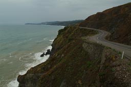 Black Sea coastal road.