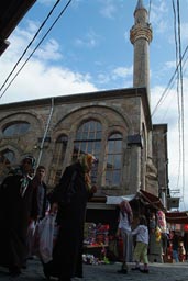 Carsi Camii, Bazar, Trabzon . Women head scarves.