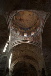 Cupola frescos, interior of Hagia Sophia, Trabzon.