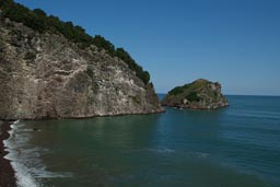 Islet, Black Sea coast, near Jason's Cape, Turkey.