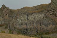 Cliffs route Erzurum to Ispir.
