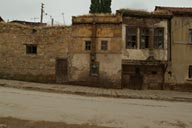 Ottoman houses, way up to castle, Bayburt, Turkey.