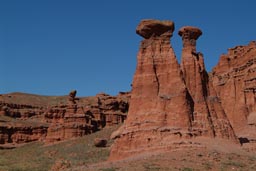 Rock structures, eastern Turkey.