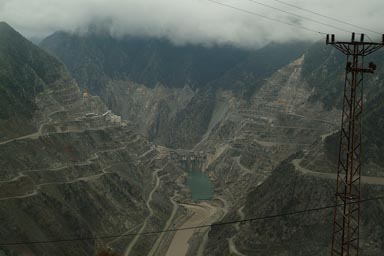 Deriner dam, near Artvin, Coruh valley.