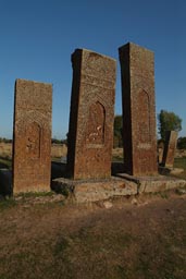 Tombstones Ahlat, Lake Van, Turkey.