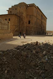 Mardin, Turkey, a lot of reconstruction going on.