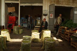 Olives, traded on market in Mardin, Turkey.