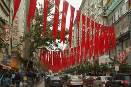 Republic day, Turkey, buzy Elazig.