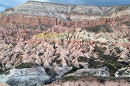 Cappadokia mountains.