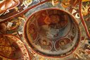 Frescoe, dome, rock church, Goerem.