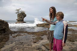 Marco and C, watching the jungle, the rock bay Manzanilla, Costa Rica.