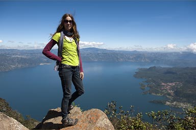 Christina, Lake Atitlan.