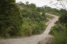 Our road is steep down, Guatemala.