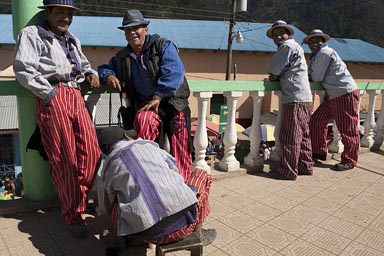 Men in Todos Santos, Guatemala.