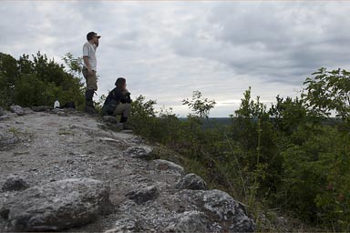 On top of Nakbe, Peten Guatemala..