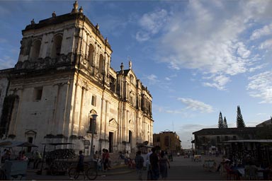 Cathedral in Leon, Nicaragua.