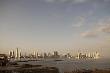 Panama skyline.