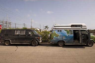 Chevy Vans in Colon, Panama.
