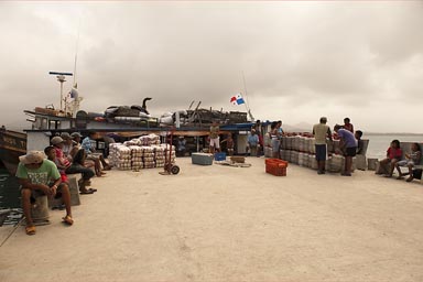 San Ignacio pier. Guna Yala, Panama.