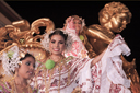 Golden queens float and queens, Las Tablas, Panama.